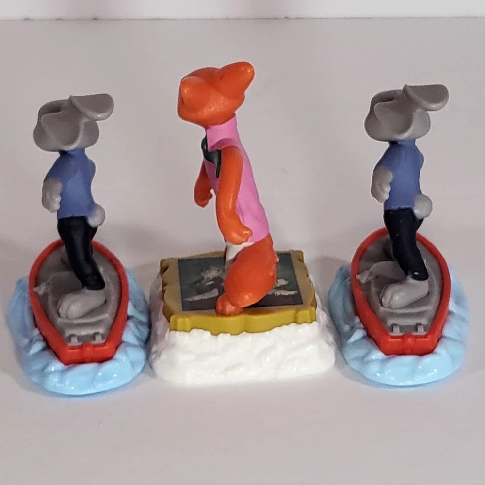 Lot of 8 Disney Zootopia McDonalds Happy Meal Nick Judy Flash Pawbert Nibbles